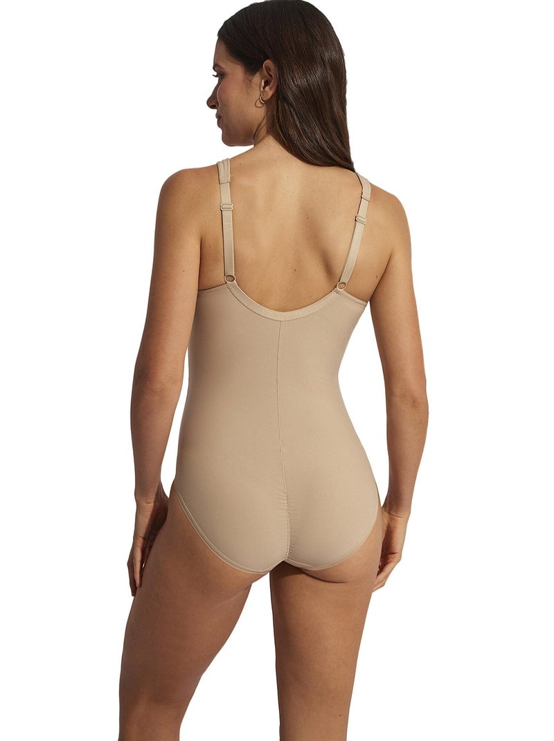 Body met hoge ondersteuning en beugel curves Beige - Kiabi