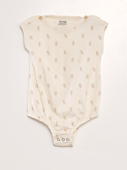 Body met korte mouwen en knopen - Kiabi