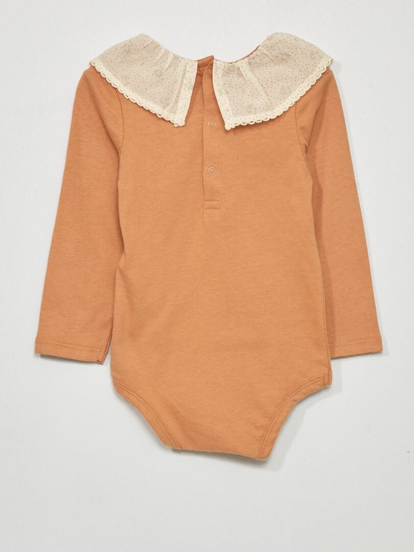 Body met kraagje WIT - Kiabi