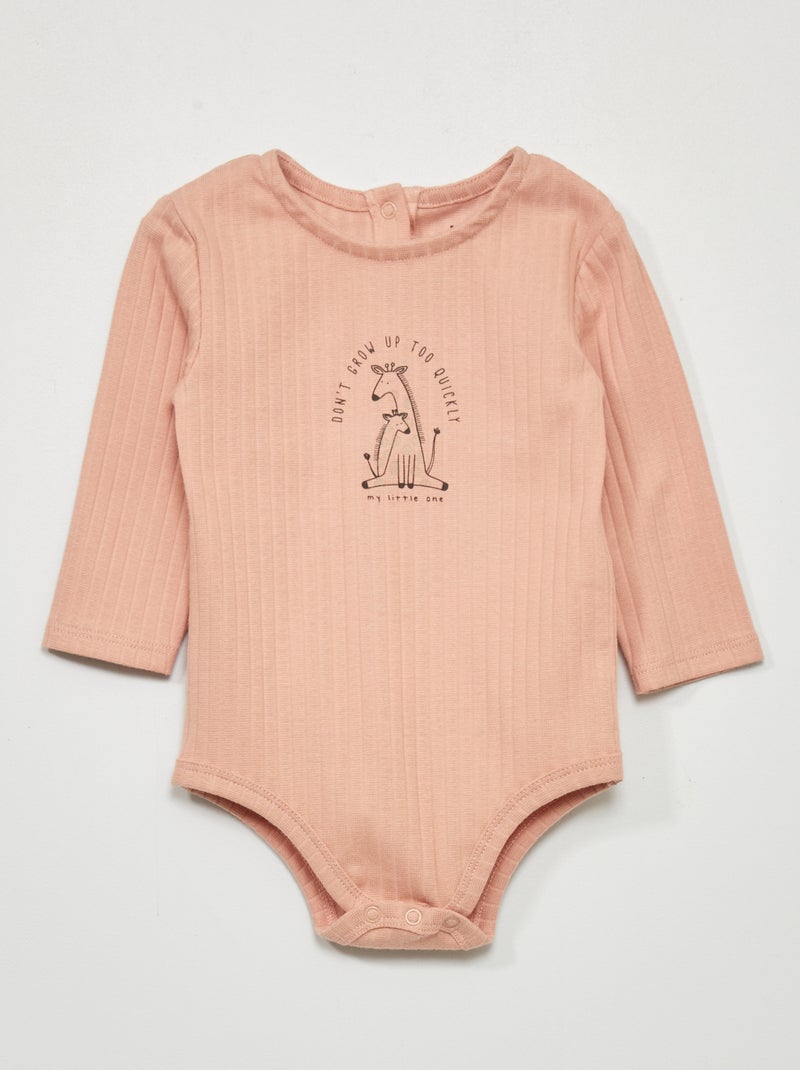 Body met lange mouw ROSE - Kiabi