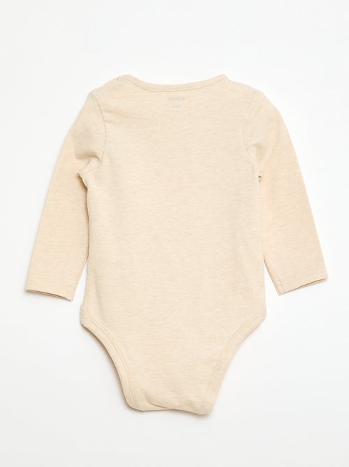 Body met lange mouwen - unisex - Kiabi