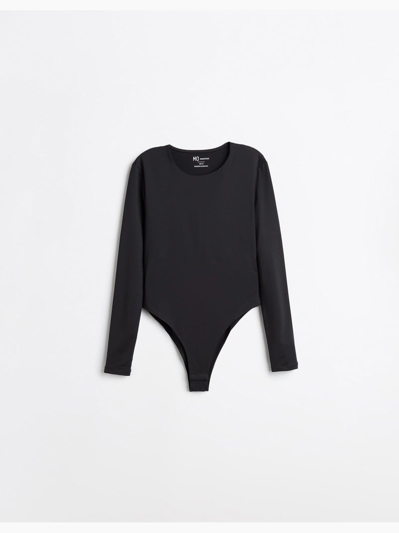 Body met lange mouwen, mo fashion Zwart - Kiabi