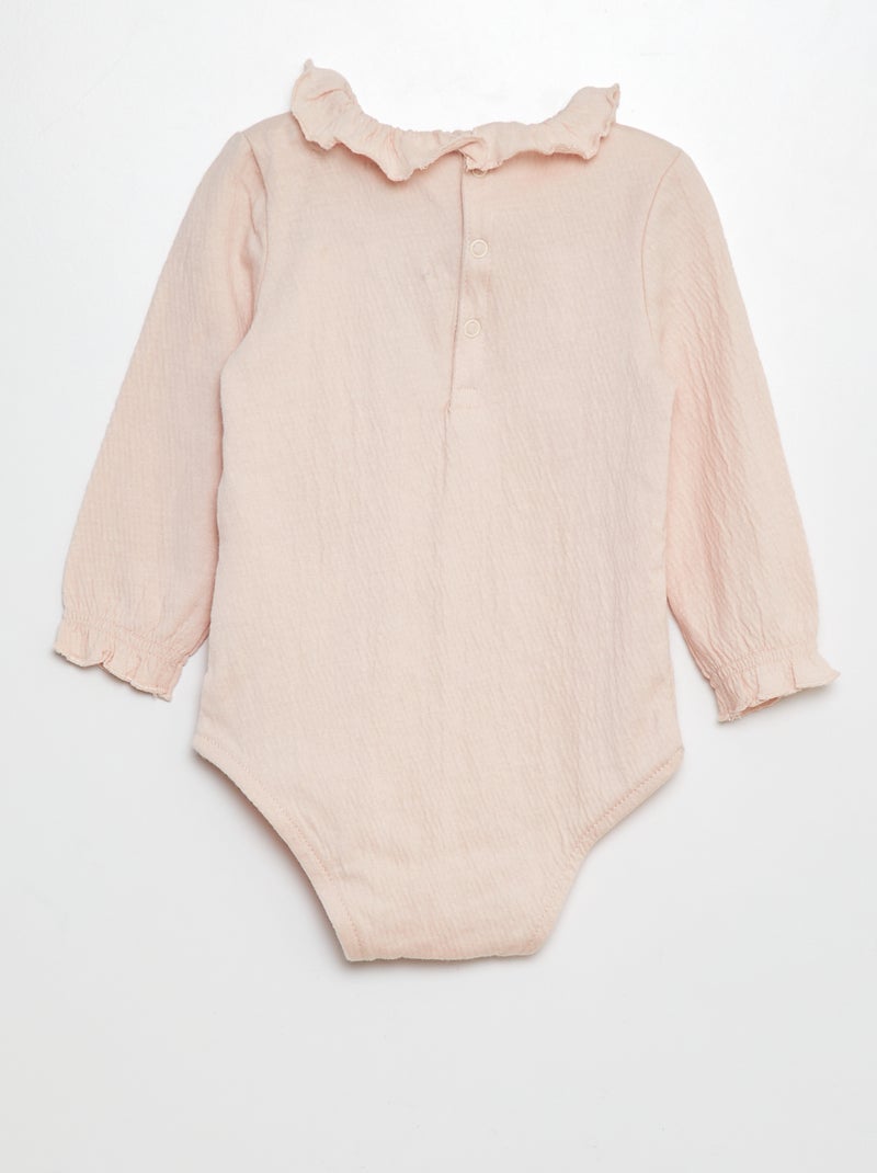Body met Peter Pan-kraagje ROSE - Kiabi