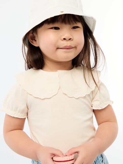 Body met puntkraag - Kiabi Body met puntkraag - Kiabi