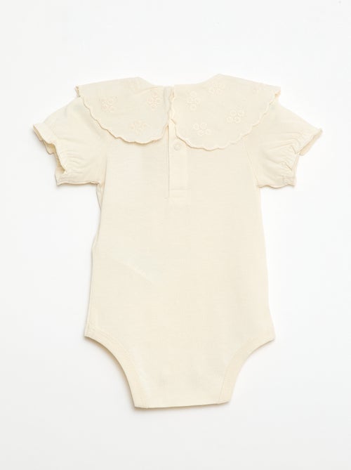 Body met puntkraag - Kiabi Body met puntkraag - Kiabi