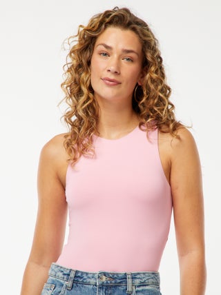 Body microfibre emmanchures américaines