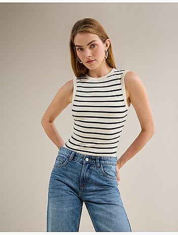 Body modal rayé, MO Fashion