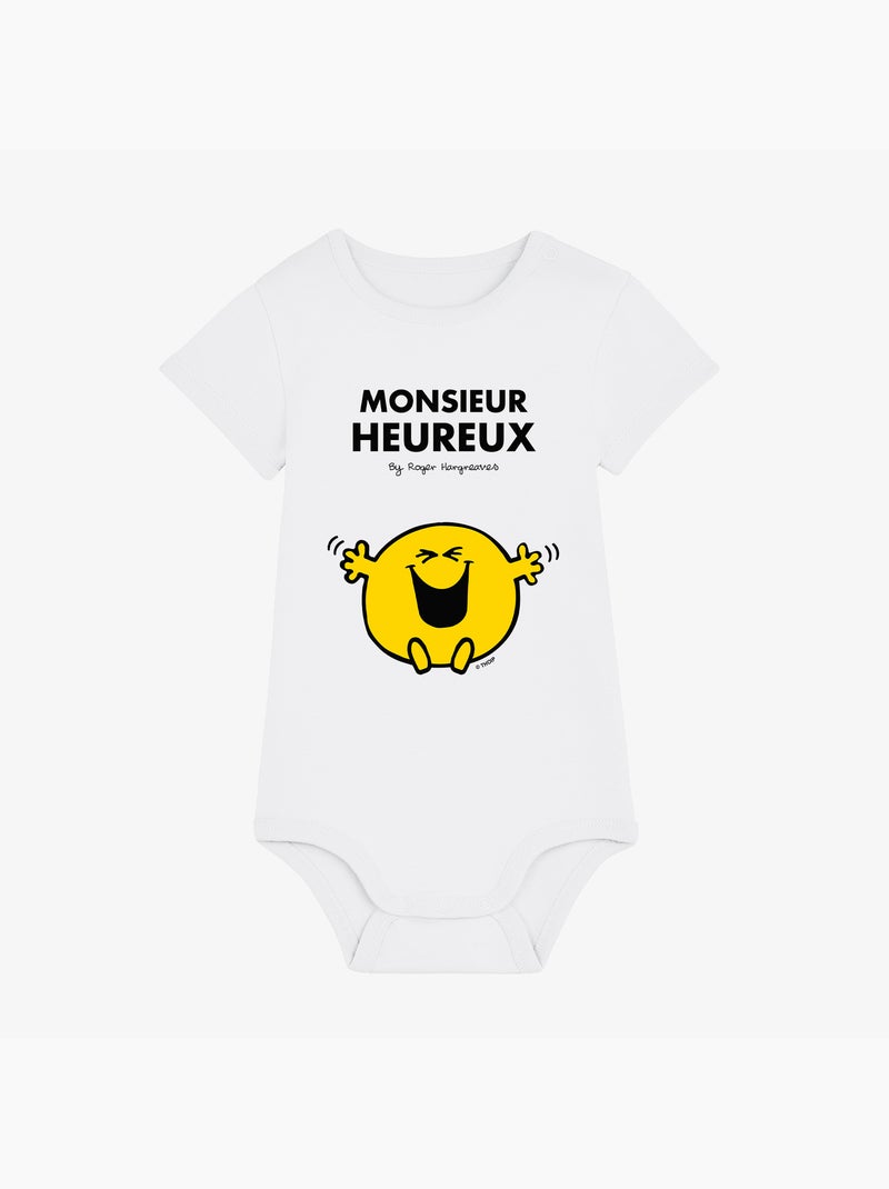Body MONSIEUR HEUREUX Blanc - Kiabi