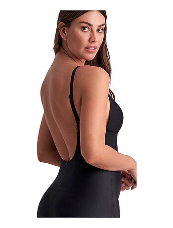 Body panty short sculptant décolleté v profond sculpting