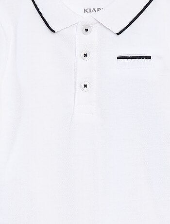 Body polo à manches longues