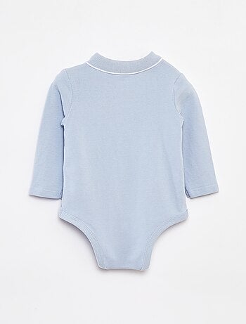 Body polo à manches longues