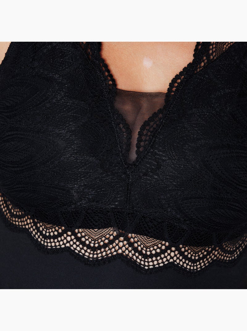 Body post opératoire inouie - rougegorge lingerie Noir - Kiabi