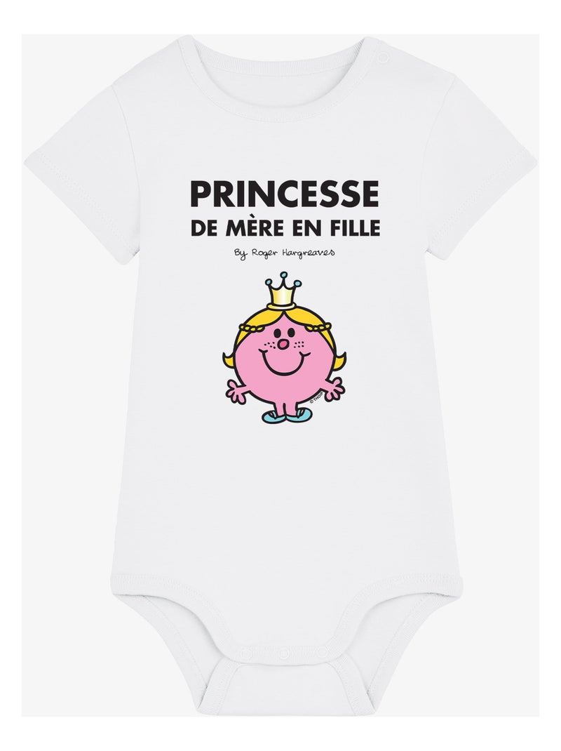 Body PRINCESSE DE MÈRE EN FILLE Blanc - Kiabi
