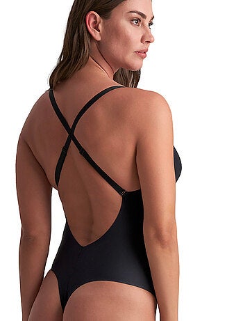 Body push-up décolleté plongeant à dos bas shapewear