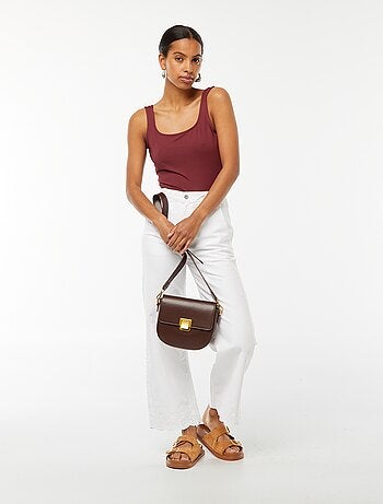 Body sans manches à encolure carrée