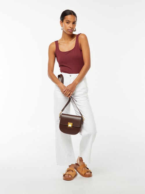 Body sans manches à encolure carrée - Kiabi