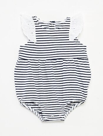 Body sans manches avec volants aux emmanchures