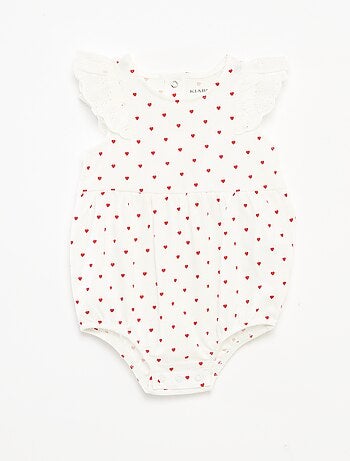 Body sans manches avec volants aux emmanchures