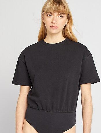 Body t-shirt à manches courtes