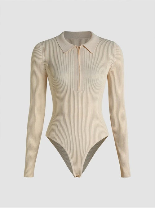 Body zippé à col polo hiccup - Kiabi Body zippé à col polo hiccup - Kiabi