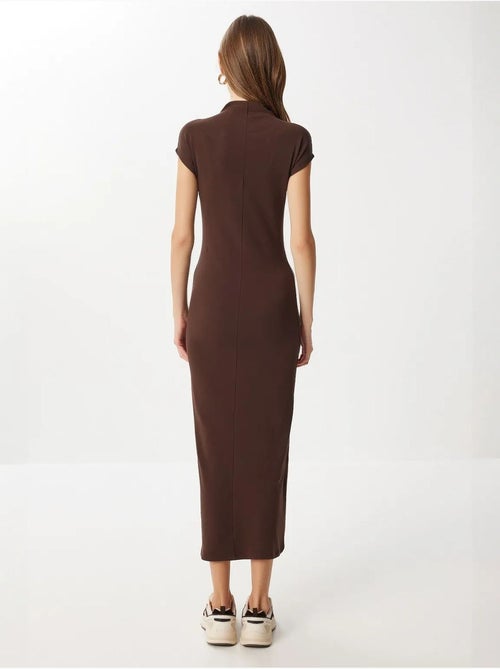 Bodycon midi-jurk met halve col istanbul - Kiabi Bodycon midi-jurk met halve col istanbul - Kiabi