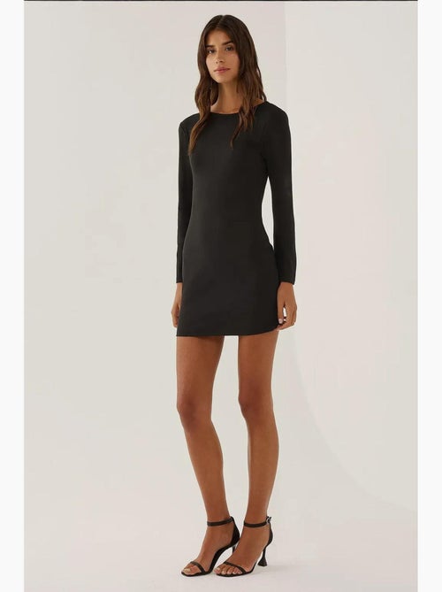 Bodycon mini-jurk met rugdecolleté hiccup - Kiabi Bodycon mini-jurk met rugdecolleté hiccup - Kiabi