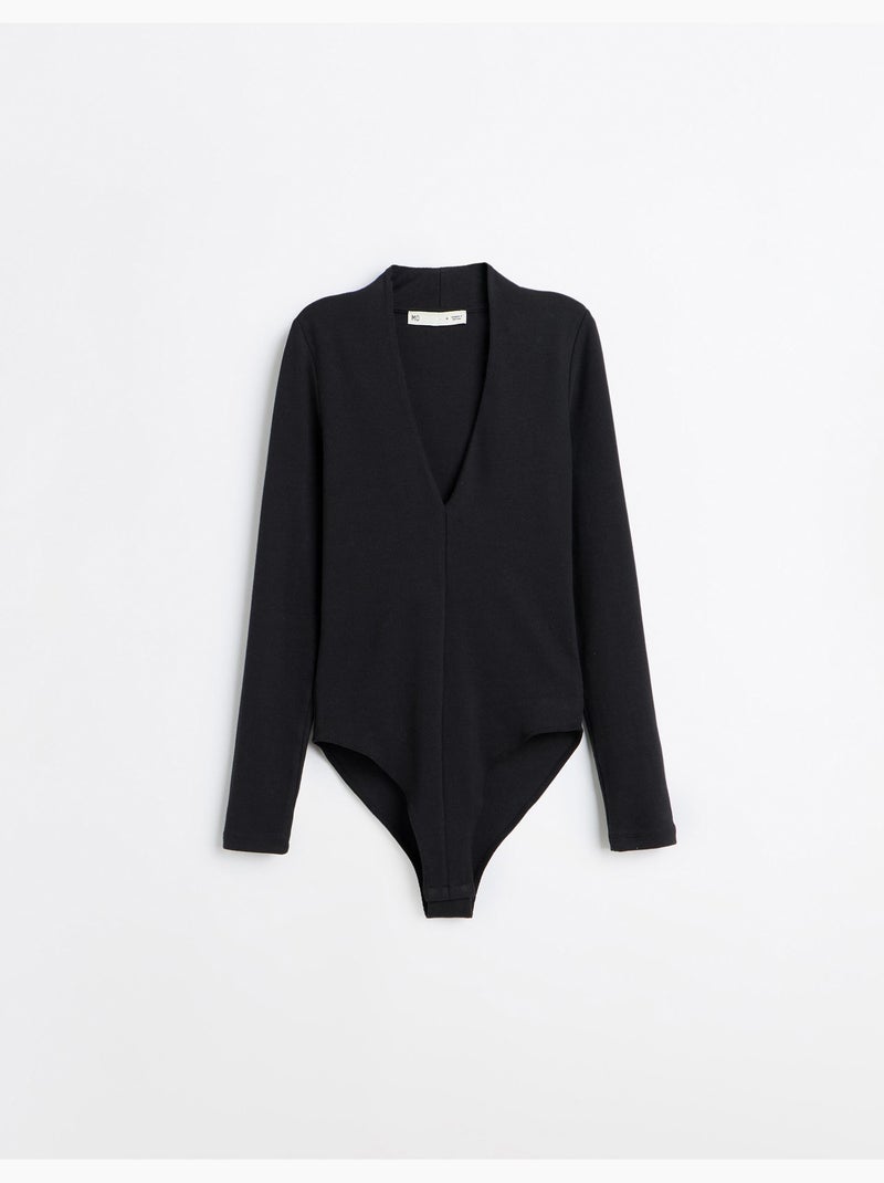 Bodysuit met lange mouwen, mo fashion Zwart - Kiabi