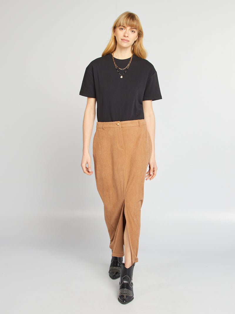 Body/T-shirt met korte mouwen zwart - Kiabi