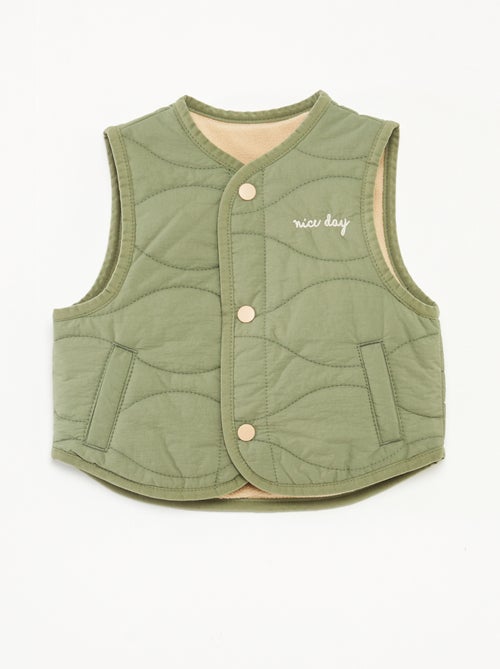 Bodywarmer met fleecevoering - Kiabi