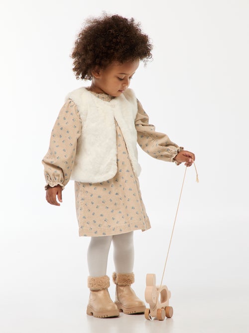 Bodywarmer van imitatiebont - Kiabi