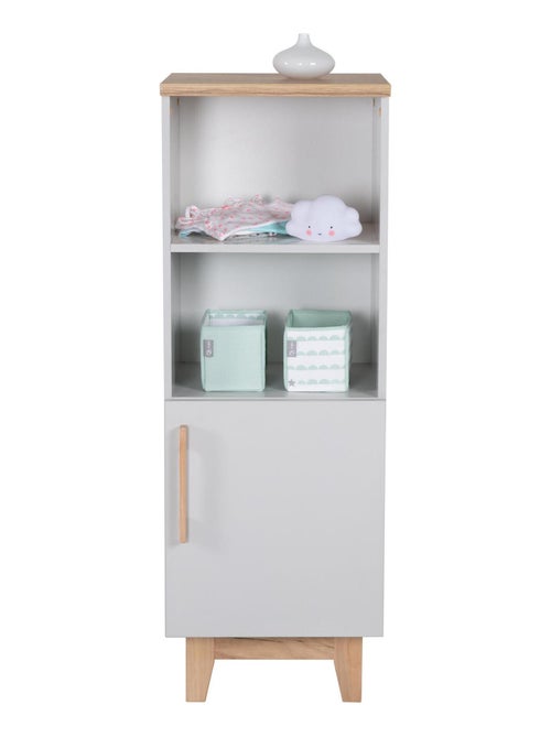 Boekenkast voor kinderkamer met 1 deur en 2 vakken 'Roba caro' - Kiabi