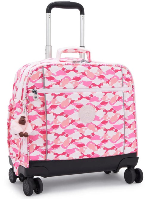 Boekentas 4 Wieltjes Kipling New Storia Pink Palm 41 cm - met vak PC 13'' - Kiabi Boekentas 4 Wieltjes Kipling New Storia Pink Palm 41 cm - met vak PC 13'' - Kiabi