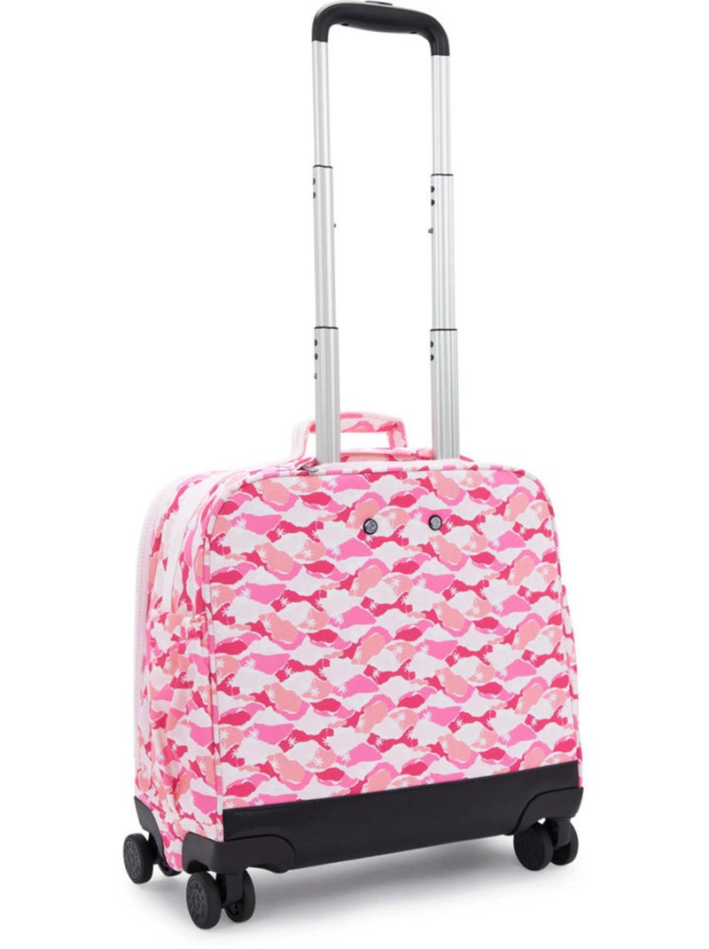 Boekentas 4 Wieltjes Kipling New Storia Pink Palm 41 cm - met vak PC 13'' Roze - Kiabi