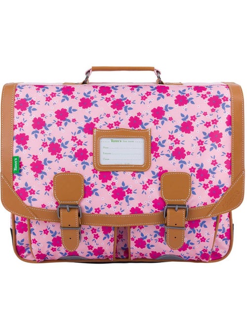 Boekentas 41 cm Tann's Aurore Jardin secret, motief bloemen roze - Kiabi Boekentas 41 cm Tann's Aurore Jardin secret, motief bloemen roze - Kiabi