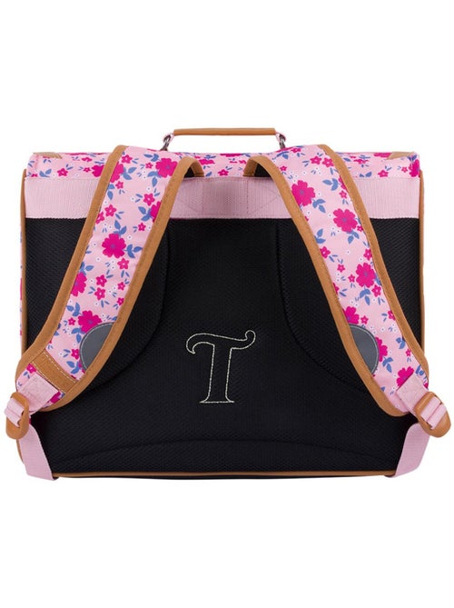 Boekentas 41 cm Tann's Aurore Jardin secret, motief bloemen roze - Kiabi Boekentas 41 cm Tann's Aurore Jardin secret, motief bloemen roze - Kiabi