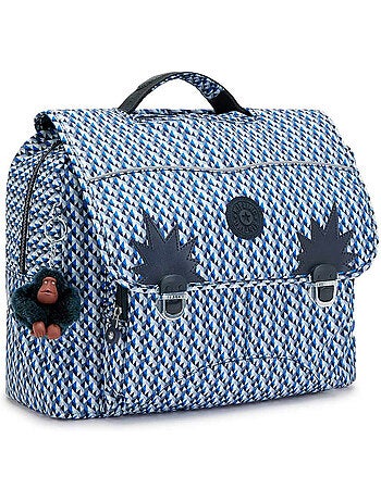 Boekentas basisschool kipling iniko 40 cm, boy geo, 2 vakken met ritssluiting