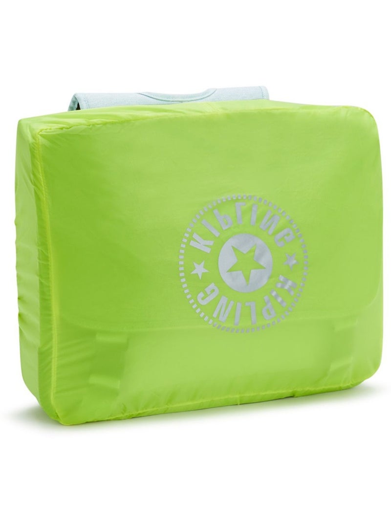 Boekentas kinderen Kipling Preppy Grijs Glanzend 41 cm + House van bescherming fluo Paarsgrijs - Kiabi