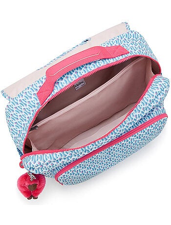 Boekentas Kipling Codie van polyester gerecycled bedrukt géométrique