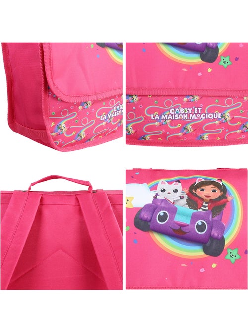 Boekentas kleuterschool Gabby's poppenhuis Magic House 32 cm 1 vak - Kiabi Boekentas kleuterschool Gabby's poppenhuis Magic House 32 cm 1 vak - Kiabi