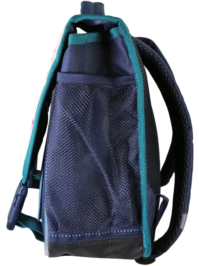 Boekentas – Lililou Kat Vlinders 38 CM Marineblauw - Kiabi