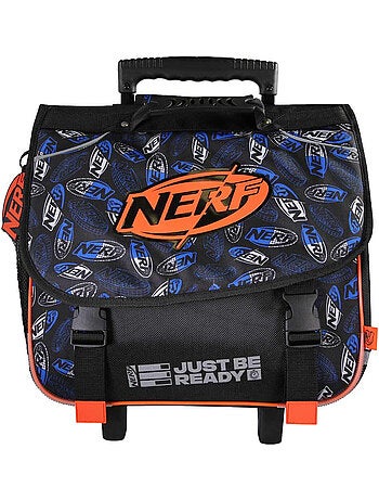 Boekentas op wieltjes – 2 vakken – 38 cm – Nerf