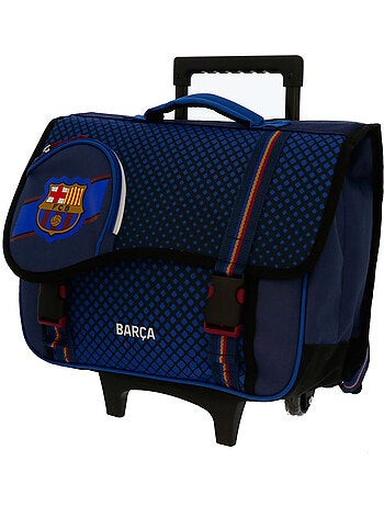 Boekentas op wieltjes – 2 vakken – 41 cm – FC Barcelone