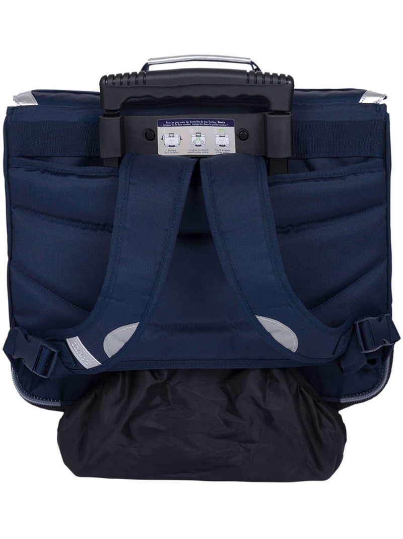 Boekentas op wieltjes – 41 cm - Schoolcollectie 2027 – Tann's Blauw Multikleur - Kiabi