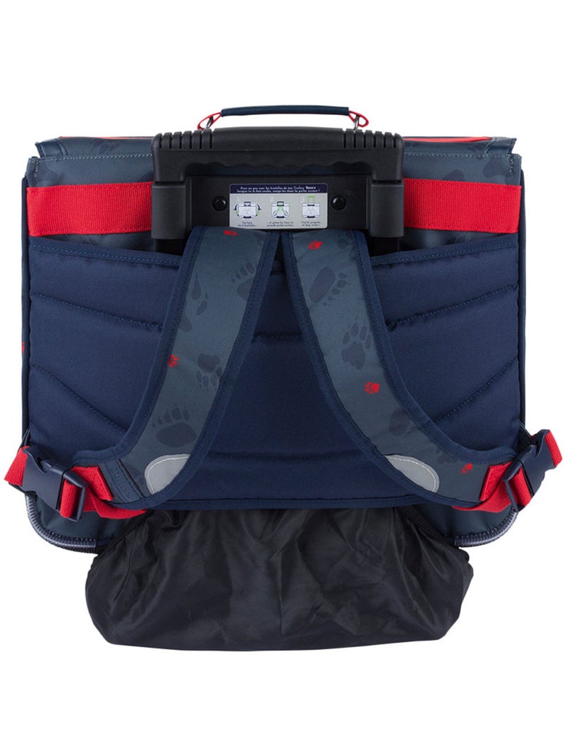 Boekentas op wieltjes – 41 cm - Schoolcollectie 2027 – Tann's Grijs/Veelkleurig - Kiabi