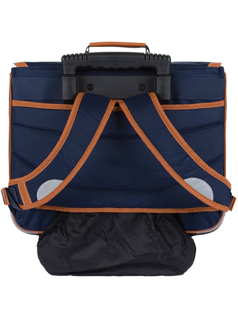 Boekentas op wieltjes – 41 cm - Schoolcollectie 2027 – Tann's Marineblauw - Kiabi