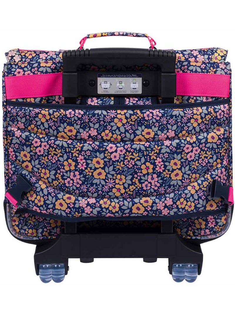 Boekentas op wieltjes – 41 cm - Schoolcollectie 2027 – Tann's Paars/Roze - Kiabi