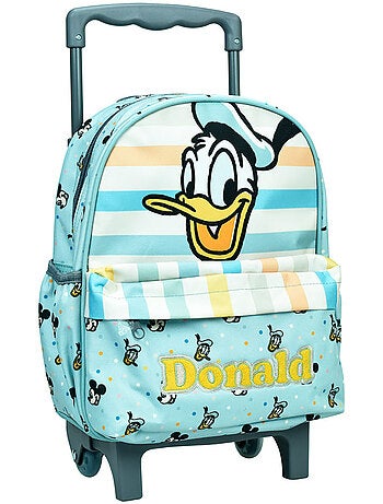 Boekentas op wieltjes Donald en Mickey voor kleuters – 30 cm