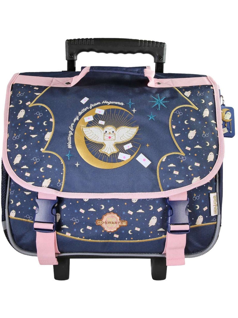 Boekentas op wieltjes 'Harry Potter' – Wizarding World – 38 cm Blauw Roze - Kiabi