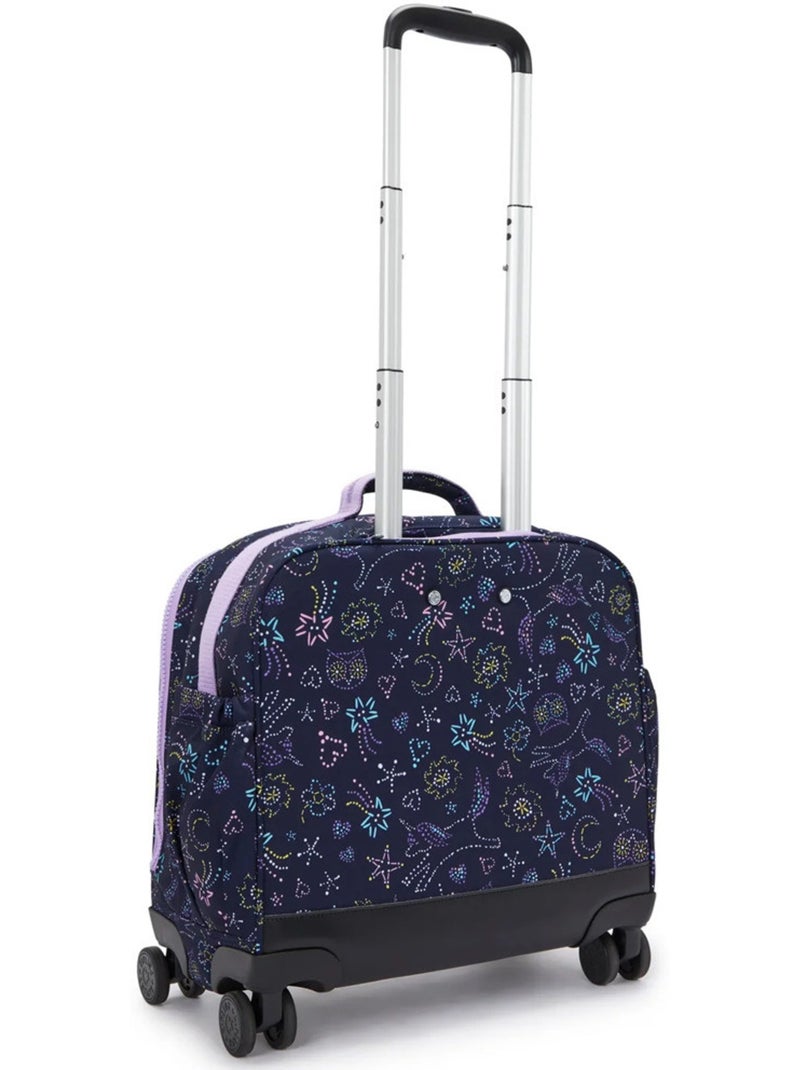 Boekentas op wieltjes Kipling New Storia van textiel waterdicht 41 cm Blauw Violet - Kiabi