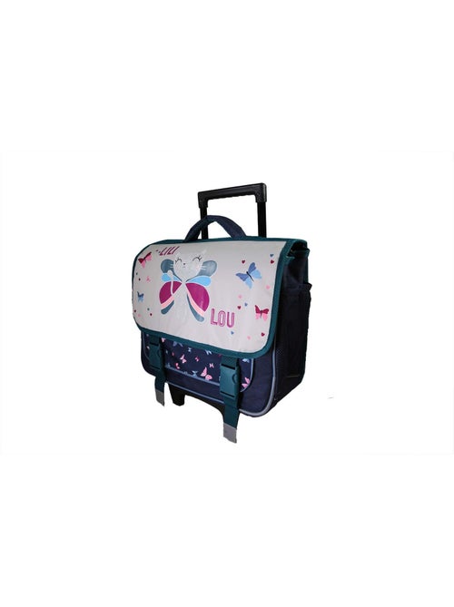 Boekentas op wieltjes – Lililou Kat Vlinders 38 CM - Kiabi Boekentas op wieltjes – Lililou Kat Vlinders 38 CM - Kiabi